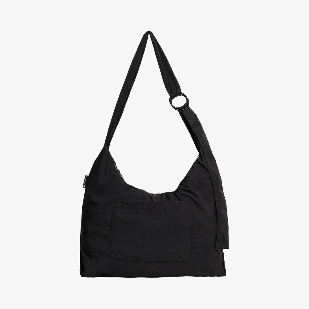 Thread Black Slouch Bag
